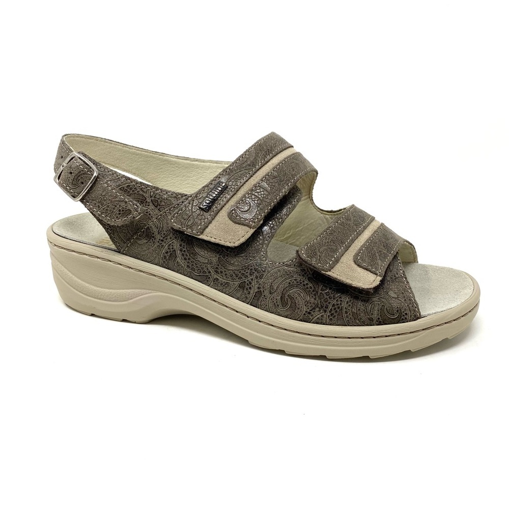 Fidelio Soft-Line HEDI H 23602018 Taupe Wide Orthotic Sandal
